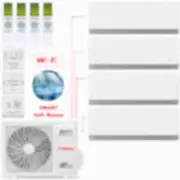 Мульти-сплит-система Funai серии ORIGAMI KODO RAM-I-4OK85HP.01/U + 4 внутренних блока серии KAGAMI SHIRO (7+7+7+7)