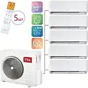 Мульти-сплит-система TSL серии Multi Invertor TACO-5FM42INV/R + 5 внутренних блоков серии GENTLE COOL (9+9+9+9+9)