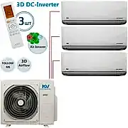 Мульти-сплит-система MDV серии FREE MATCH MD3O-21HFN8 + 3 внутренних блока серии INFINI (7+7+7)