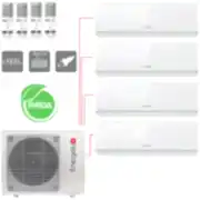 Мульти-сплит-система Energolux SAM36M2-AI/4 + 4 внутренних блока серии SMART MULTI (9+9+9+9) белый