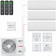 Мульти-сплит-система Funai серии ORIGAMI KODO RAM-I-3OK60HP.01/U + 3 внутренних блока серии SHOGUN Wi-Fi (7+7+7)