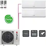 Мульти-сплит-система Energolux SAM14M2-AI/2 + 2 внутренних блока серии SMART MULTI (7+7) белый