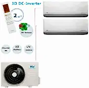 Мульти-сплит-система MDV серии FREE MATCH MD2O-14HFN8 + 2 внутренних блока серии INFINI UVpro (7+7)