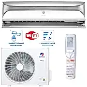 Кондиционер Gree настенный сплит-система серии SOYAL Inverter R32 SILVER GWH12AKCXD-K6DNA1A (серый, серебристый)