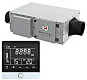 Компактная приточная вентиляционная установка Royal Clima серии VENTO RCV-500 LUX + EH-1700