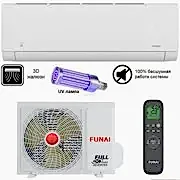 Кондиционер Funai настенный сплит-система серии SENSEI NERO 2.0 RAC-SNN35HP.D07 (черный)