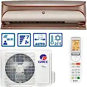 Кондиционер Gree настенный сплит-система серии SOYAL Inverter R32 GOLD GWH12AKCXD-K6DNA1A (бежевый, золотой, шампань)