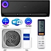 Кондиционер Haier настенный сплит-система серии FLEXIS ON/OFF HSU-24HFF103/R3-B/HSU-24HUF103/R3 (черный)